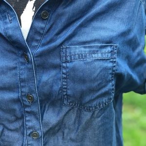 Prana Super Soft Denim Drop Shoulder Shirt